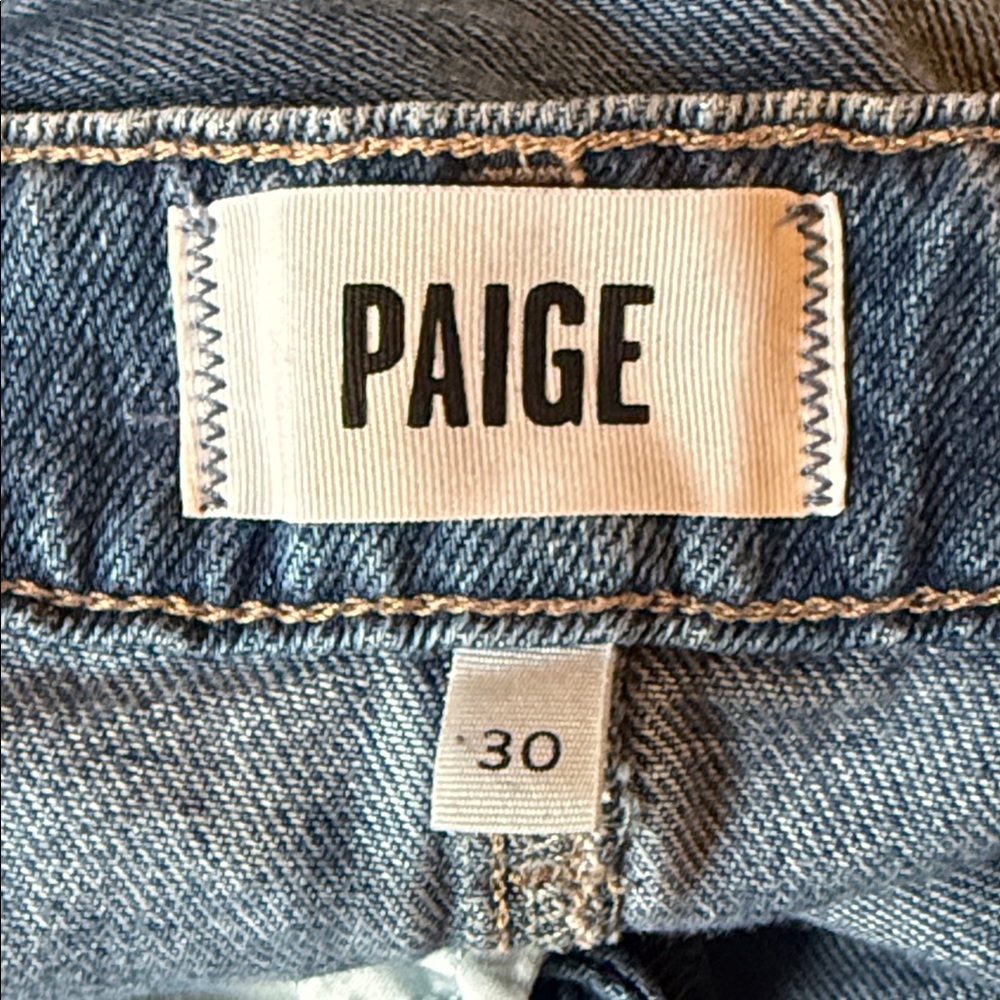 Paige Portia Wide Leg Released Hem Jeans - Picture 10 of 10